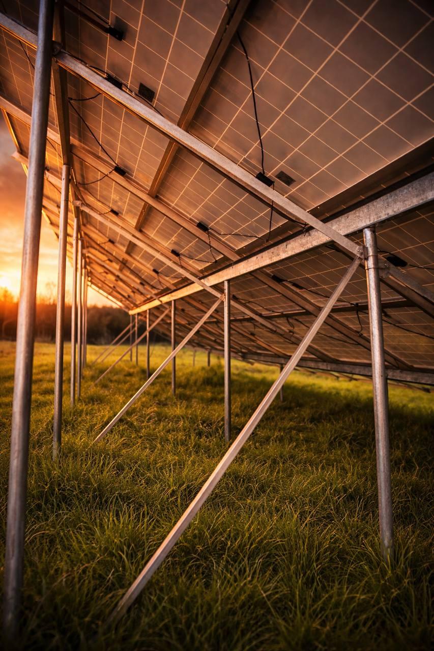 Construcții metalice pentru panouri solare