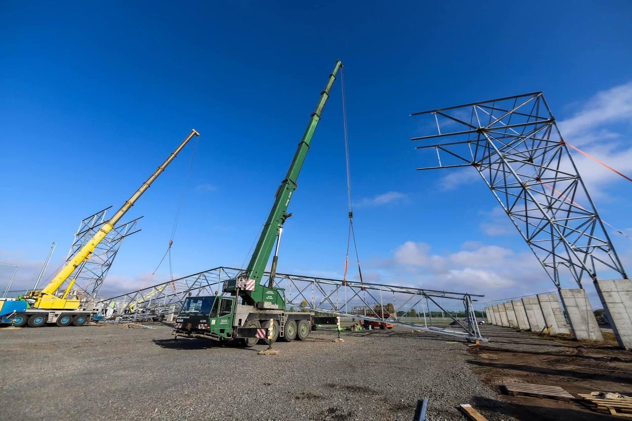 Construcția unui manej acoperit de dimensiuni complete — Metalogalva Prime Moldova — 2